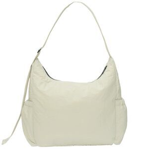 8706 Beige Nylon Crossbody Bags Oversize Slouchy Shoulder Bag Durable
